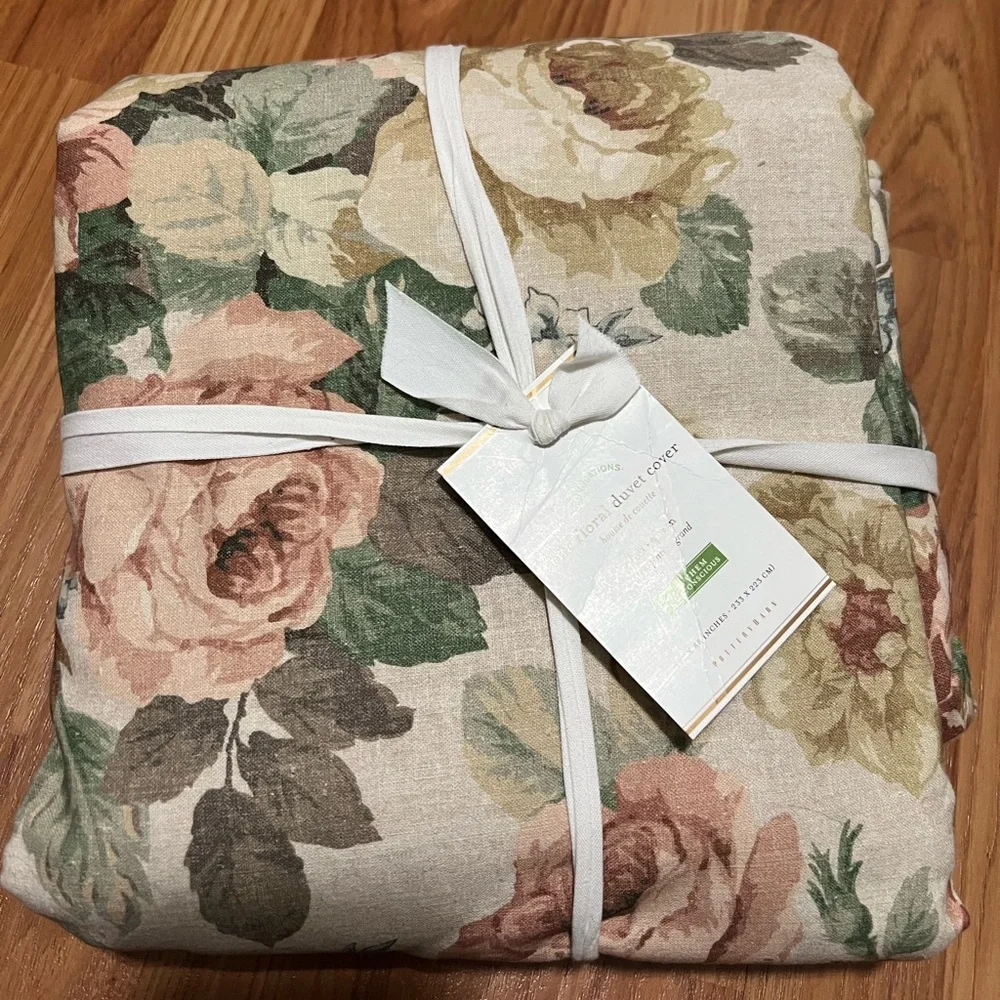 Pottery Barn Duvet Cover Cotton Linen